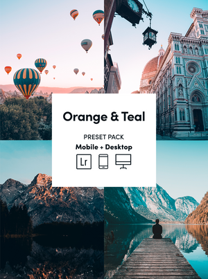 Orange & Teal Collection: Mobile + Desktop Bundle